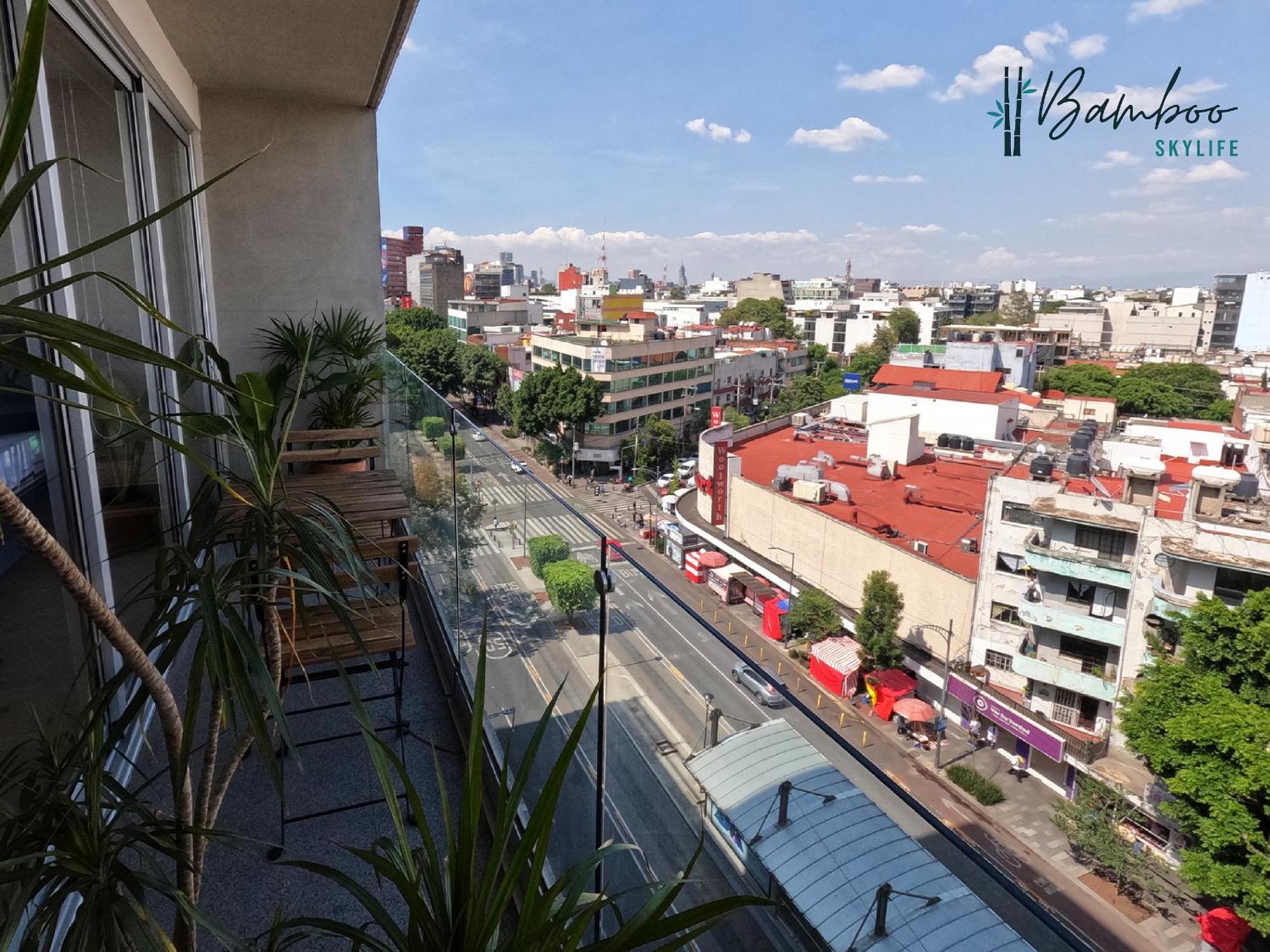 Amazing City Views Condesa Roma By Bamboo Skylife Meksyk Zewnętrze zdjęcie